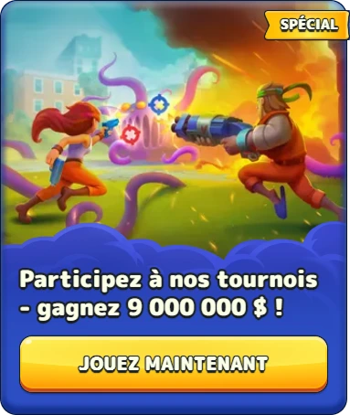 Tournois spéciaux : gagnez jusqu’à 9 000 000 $ en affrontant des monstres